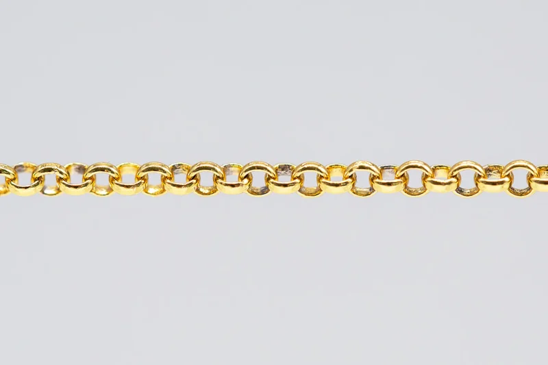 KJEDE - sølvforgylt, 45 cm